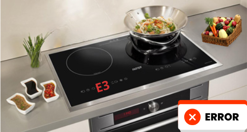Bếp từ Faster báo lỗi E3
