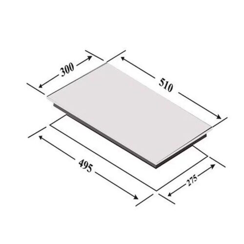 Kích thước bếp từ mini Faster FS 120DI lắp âm